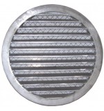 Grille d'Aération Circulaire en Métal - 100 mm